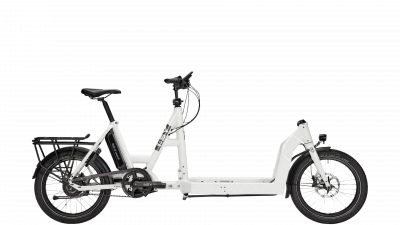 E-Bike i:SY Cargo N3.8 ZR Maxi Erwachsenenfahrrad E-Cargobike 20 Zoll Long John Nabenschaltung | stufenlos seashell white